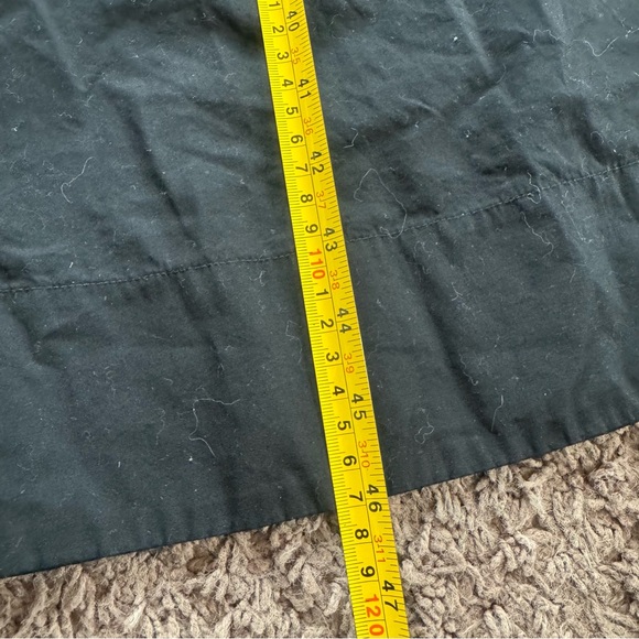 Babaton Aritzia Nouvelle Cotton Poplin Black Swing Midi Dress V Neck S $148 - Picture 11 of 13